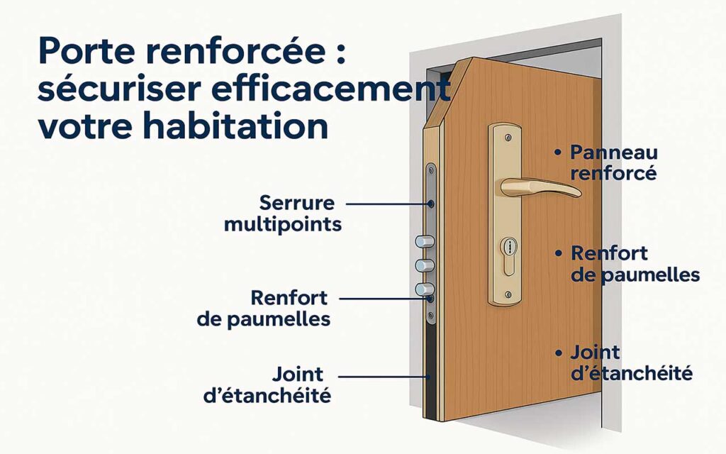 Porte renforcée : sécuriser efficacement votre habitation
