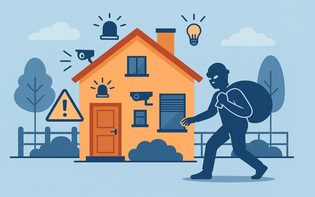 7 Astuces Simples pour Sécuriser sa Maison pendant les Vacances