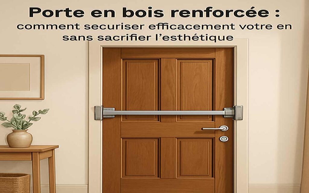Porte en bois renforcée : comment sécuriser efficacement votre entrée sans sacrifier l’esthétique