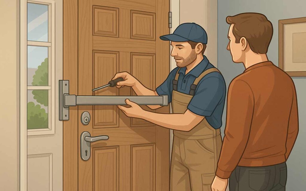 Solution pour renforcer une porte de maison : Guide complet pour sécuriser votre entrée 