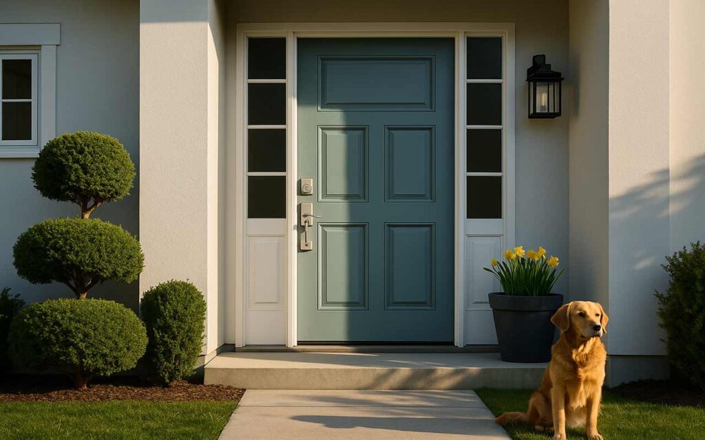 sécuriser une porte en bois contre le cambriolage