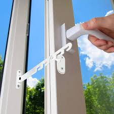 Verrou de fenêtre à clé pour sécurité enfant et anti-intrusion