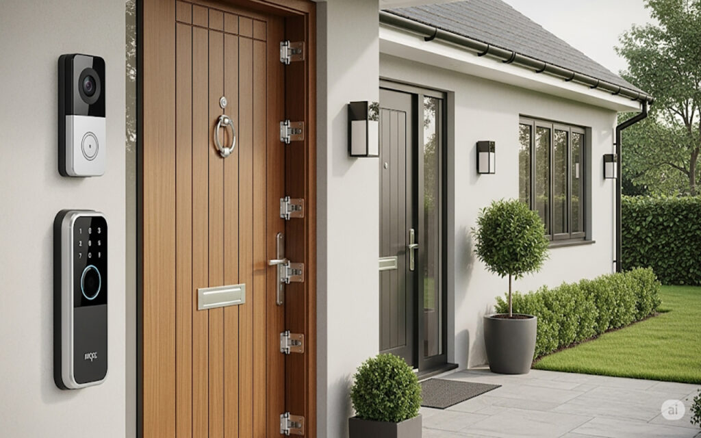 Système de sécurité pour porte d’entrée de maison : les meilleures options en 2025