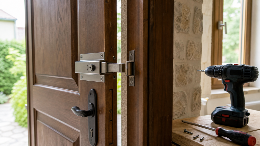 Ajouter un verrou de sécurité à une porte existante