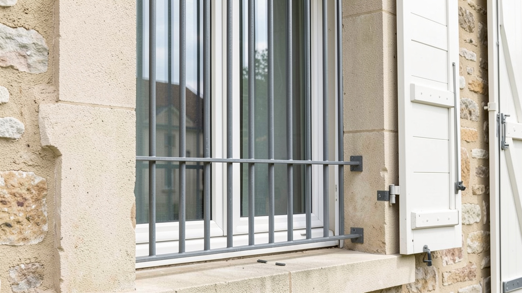 Barreaux de sécurité pour fenêtres en rez-de-chaussée