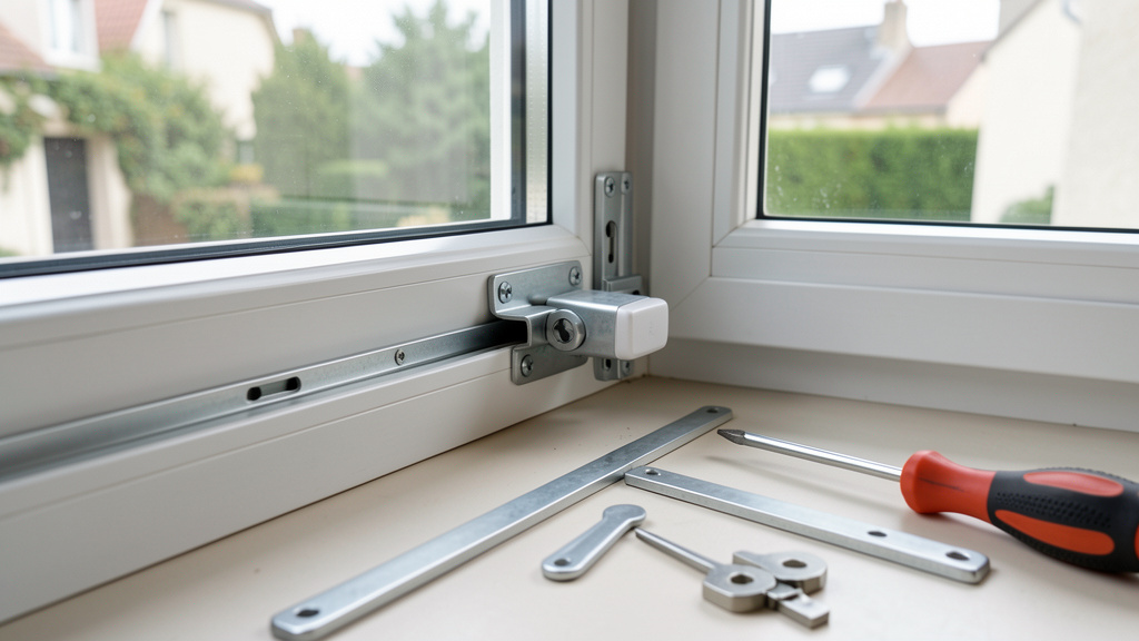 Verrou coulissant aluminium